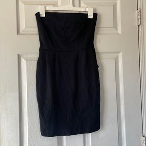 Express sexy flattering club date night strapless pencil mini dress sz XS lbd